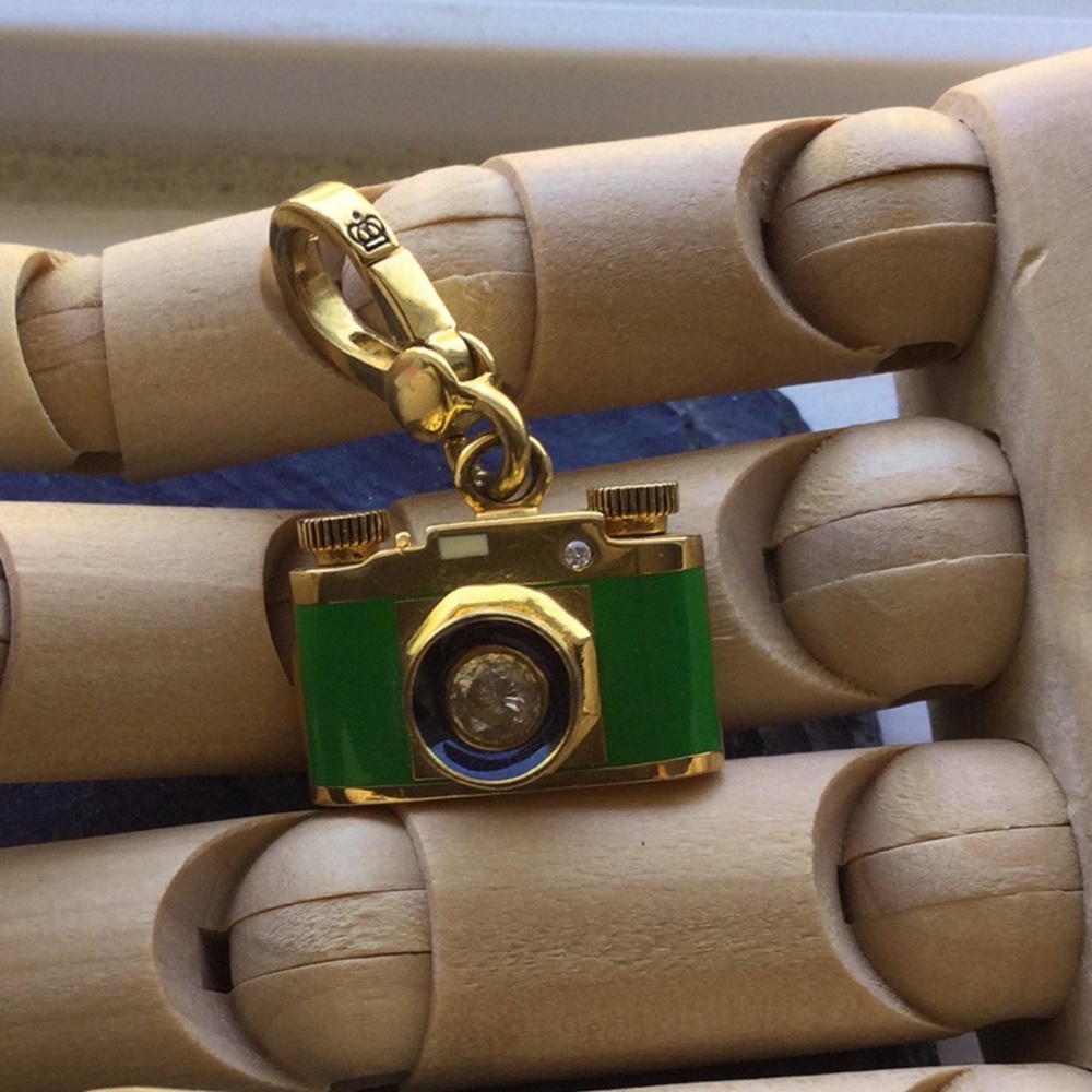 2008 Juicy Couture Green Vintage Camera Charm